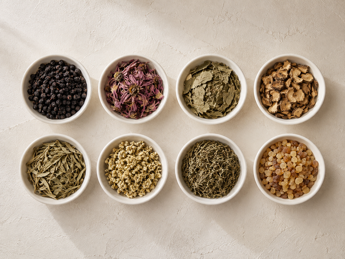 Une formule complète — 8 plantes, 1 907 mg par prise