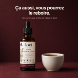 Ça aussi, vous pourrez le reboire — le café, sans le ventre qui gonfle derrière