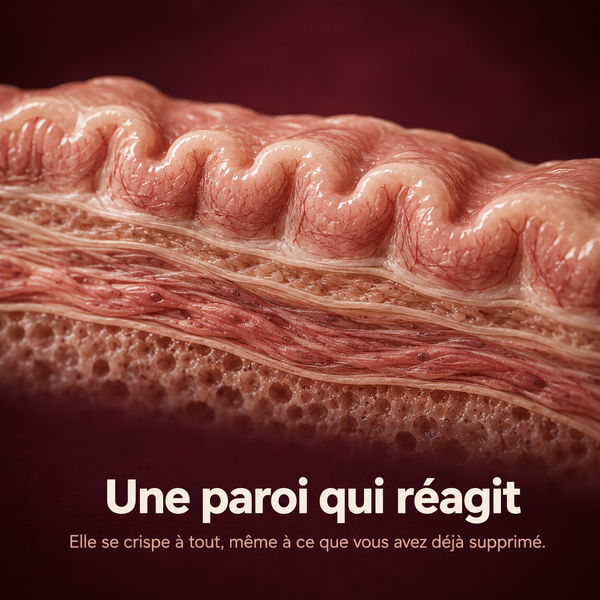 Temps 1 · La paroi — faire baisser la réaction